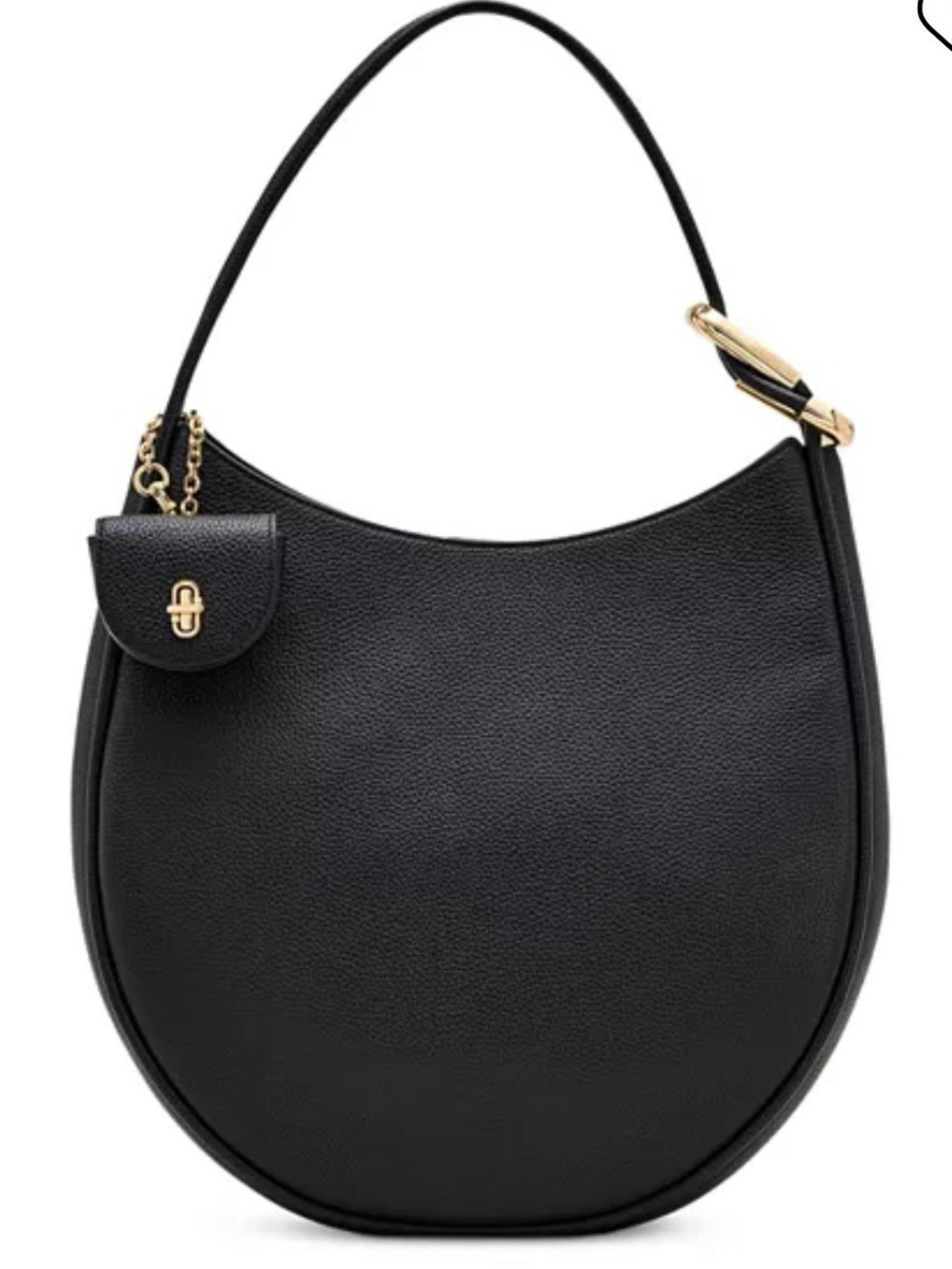 Marc Jacobs Black Crescent Shoulder Bag